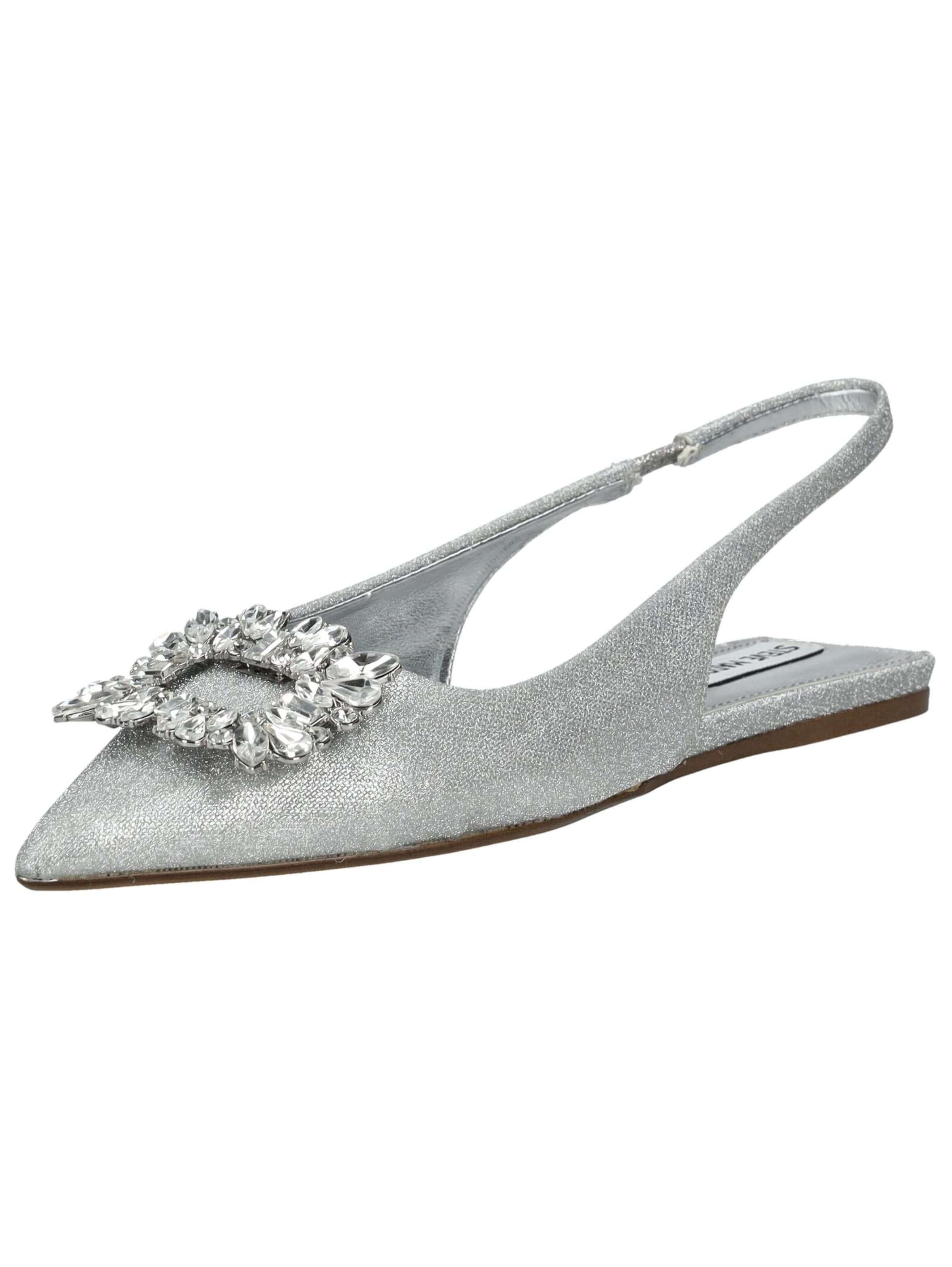 STEVE MADDEN Ballerina in Silber: Vorderseite