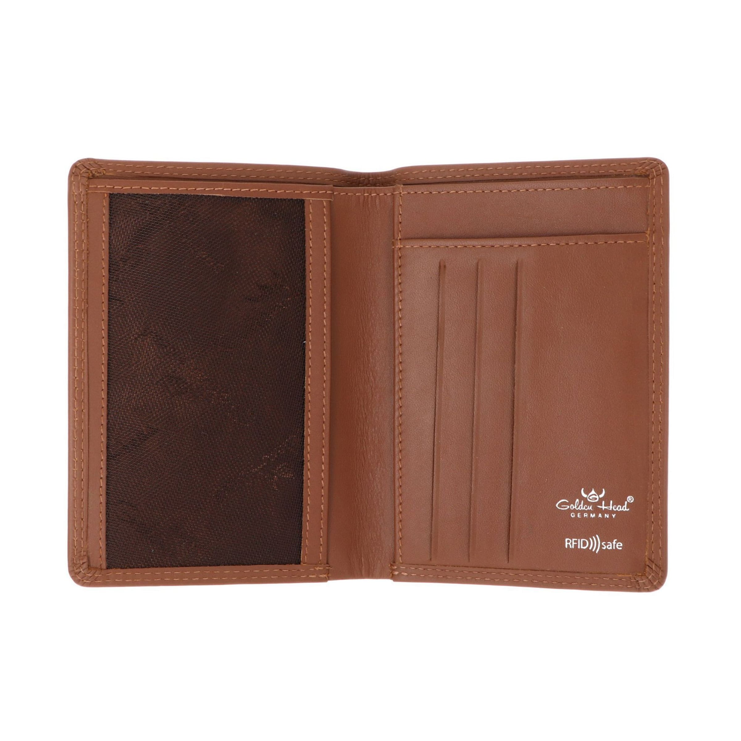 GOLDEN HEAD Wallet 'Polo' in Brown
