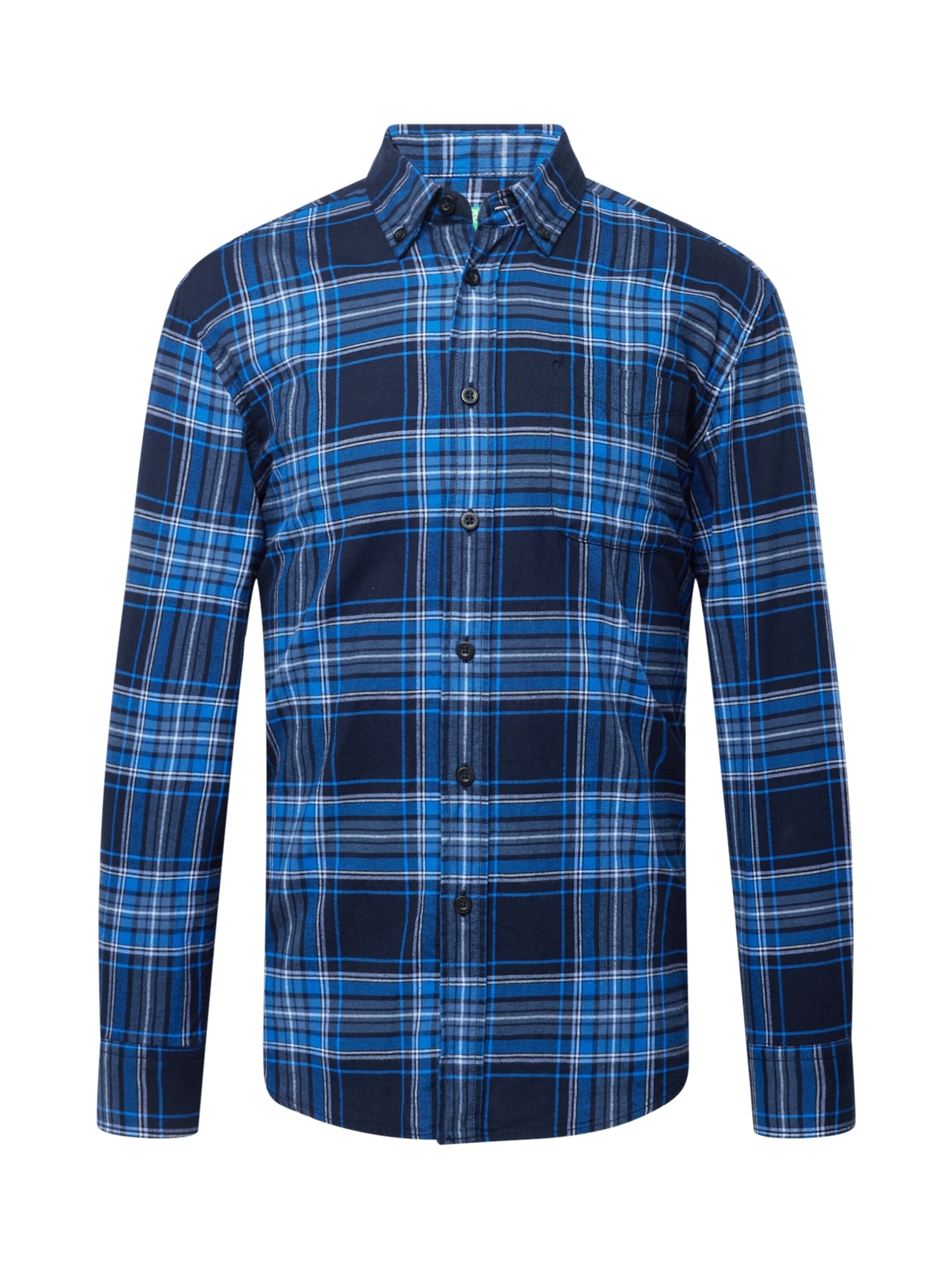 United Colors Of Benetton Herren Hemd - Kurzarmhemd Aus Baumwolle Im Relaxed Fit