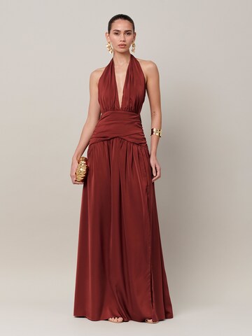Robe de soirée 'Georgie' Sável en orange : devant