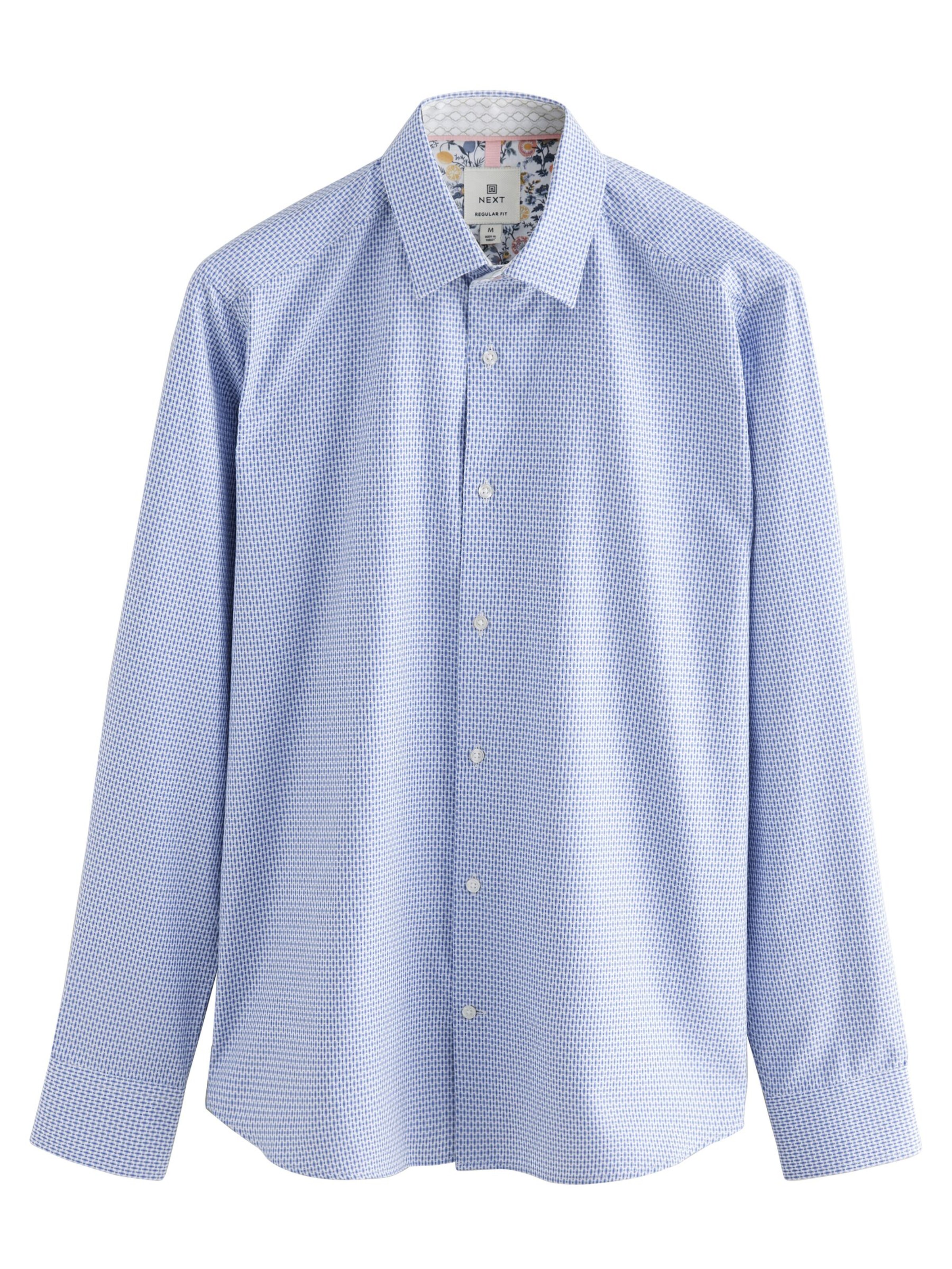 Next Regularny krój Koszula w kolorze niebieski: przód