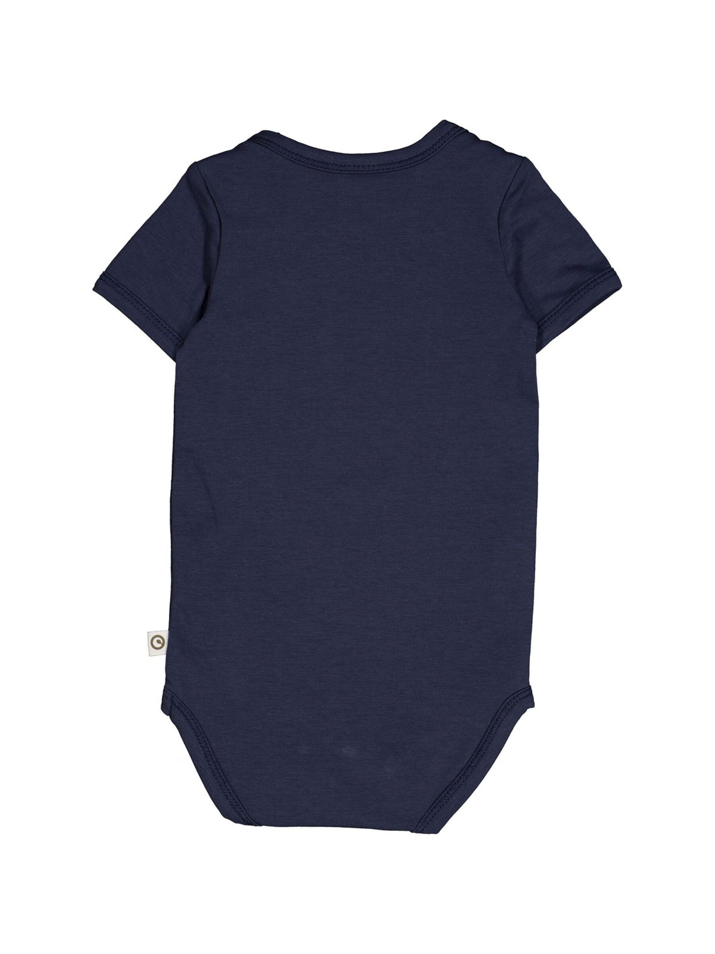 Barboteuse / body Müsli by GREEN COTTON en bleu