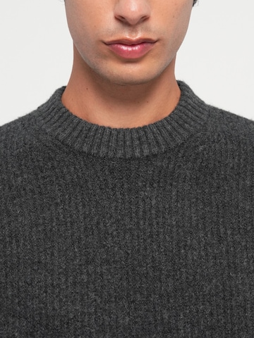 JACK & JONES Pullover 'JORYORK OLLIE' in Grau