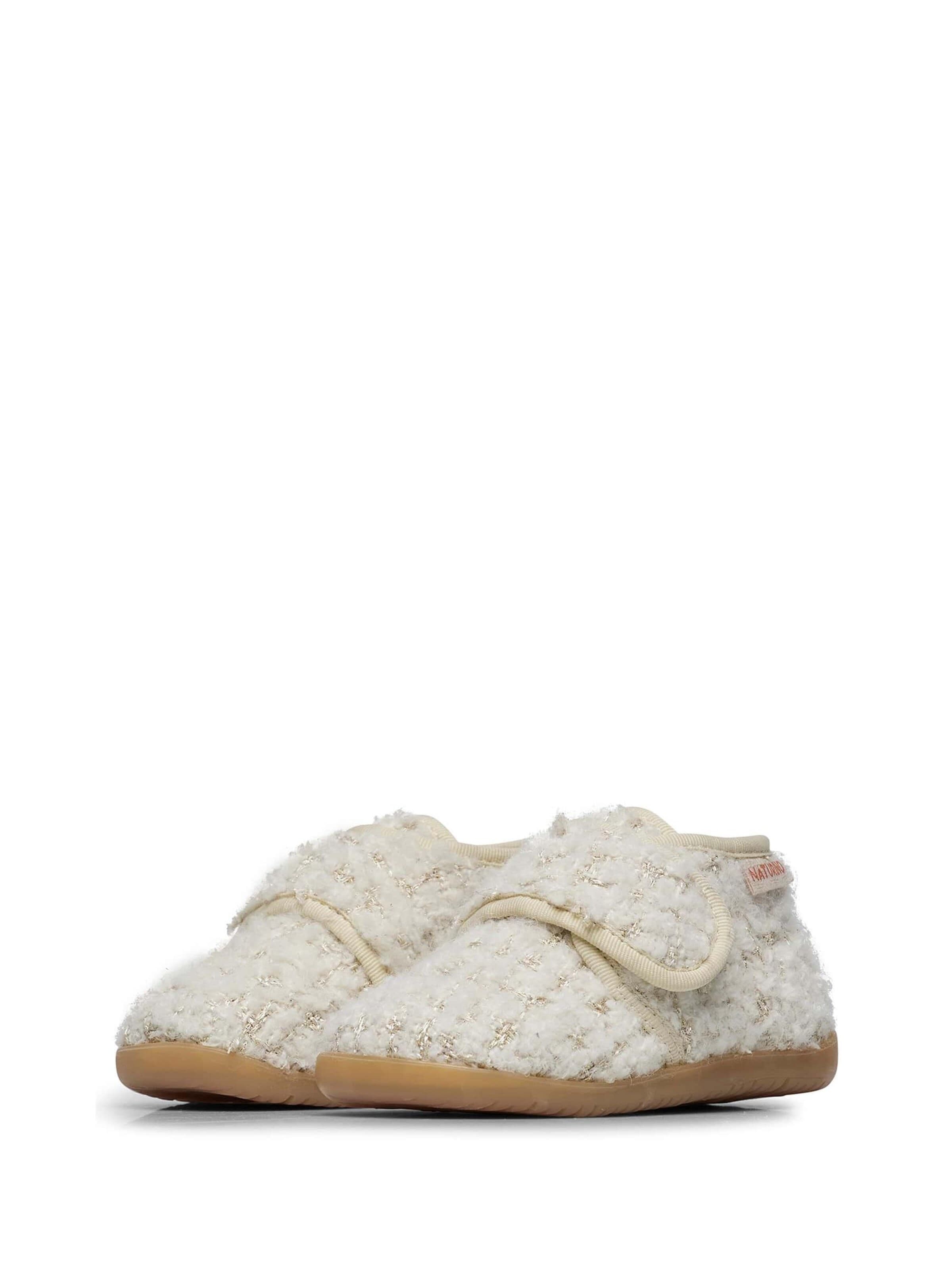 NATURINO Huisschoenen 'HOME' in Wit