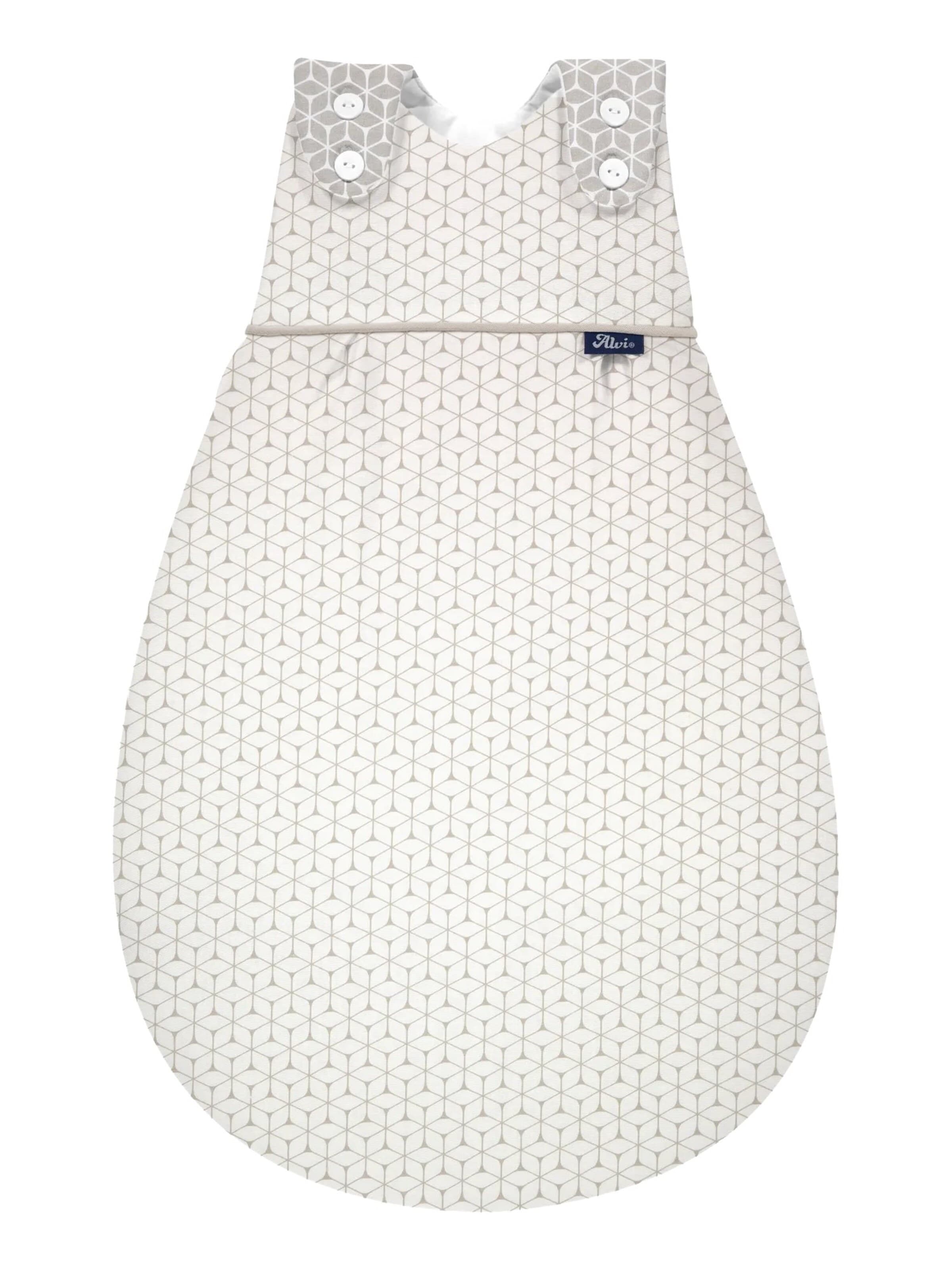 ALVI Sleeping Bag 'Schlafsack Baby-Mäxchen Außensack Baumwolle' in Grey: front