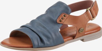 MUSTANG Sandals in Blue: front