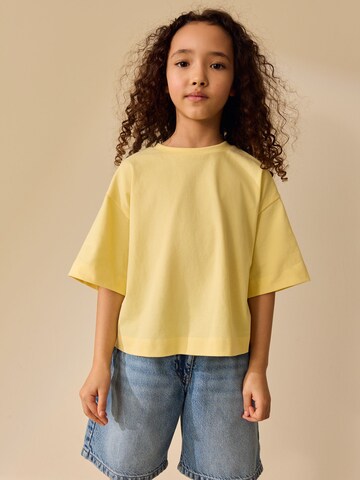 T-Shirt Next en jaune : devant