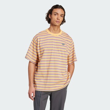 T-Shirt ADIDAS ORIGINALS en jaune : devant