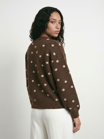 HYPEDROP Pullover 'GERDA' i brun