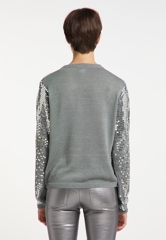 myMo at night Knit cardigan in Grey