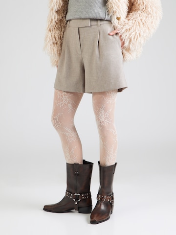 Wide Leg Pantalon à pince 'ONLLinda' ONLY en gris : devant