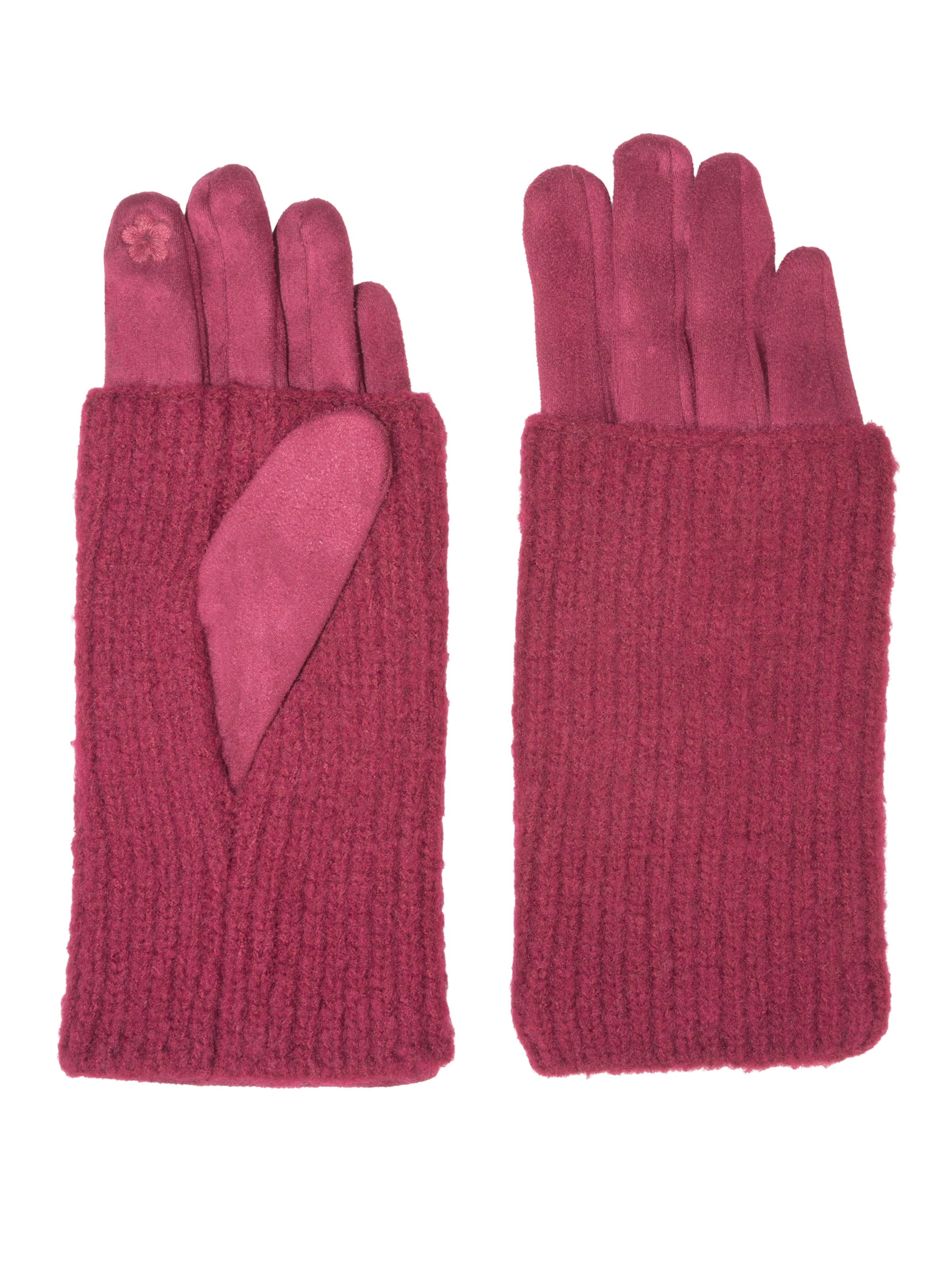 Gants 'Lumi' Seasons of April en rouge : devant