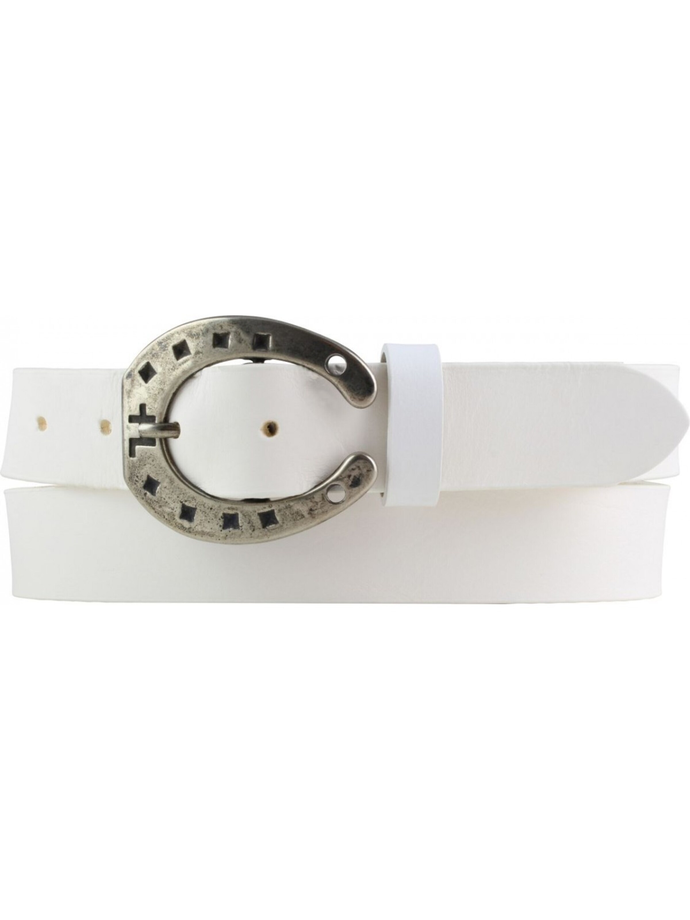 BELTINGER Belt 'Campobassoe' in White: front