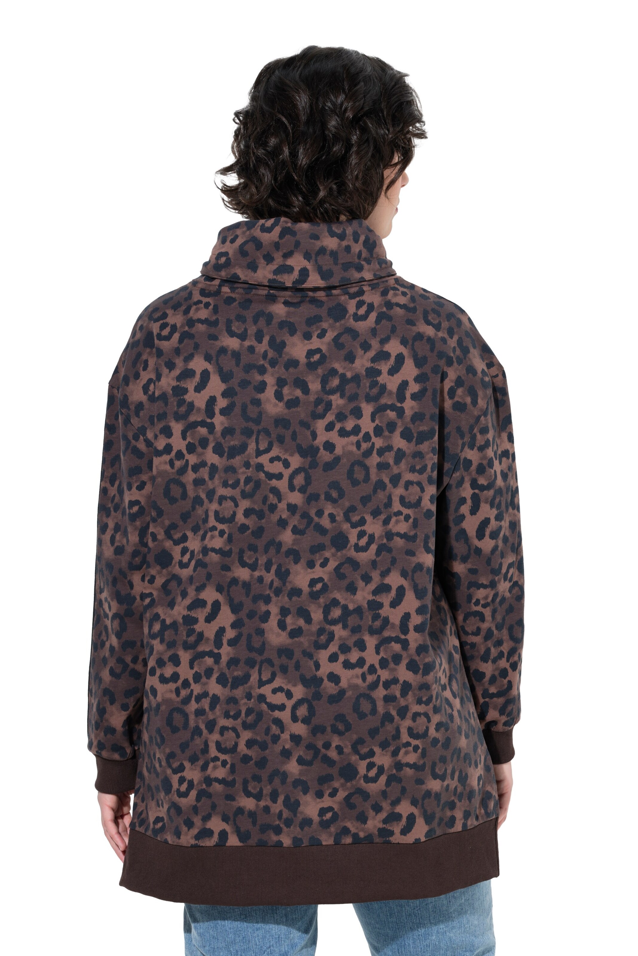 Ulla Popken Sweatshirt in Bruin
