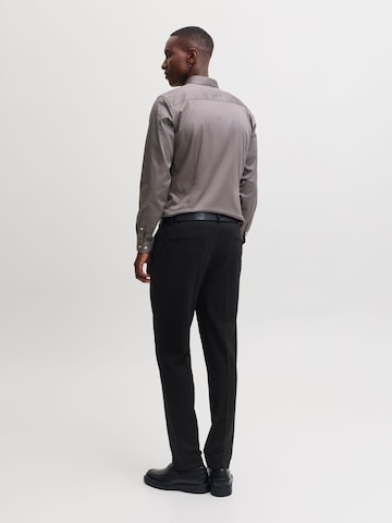 JACK & JONES Slimfit Bukser med fals 'MARTIN ' i sort