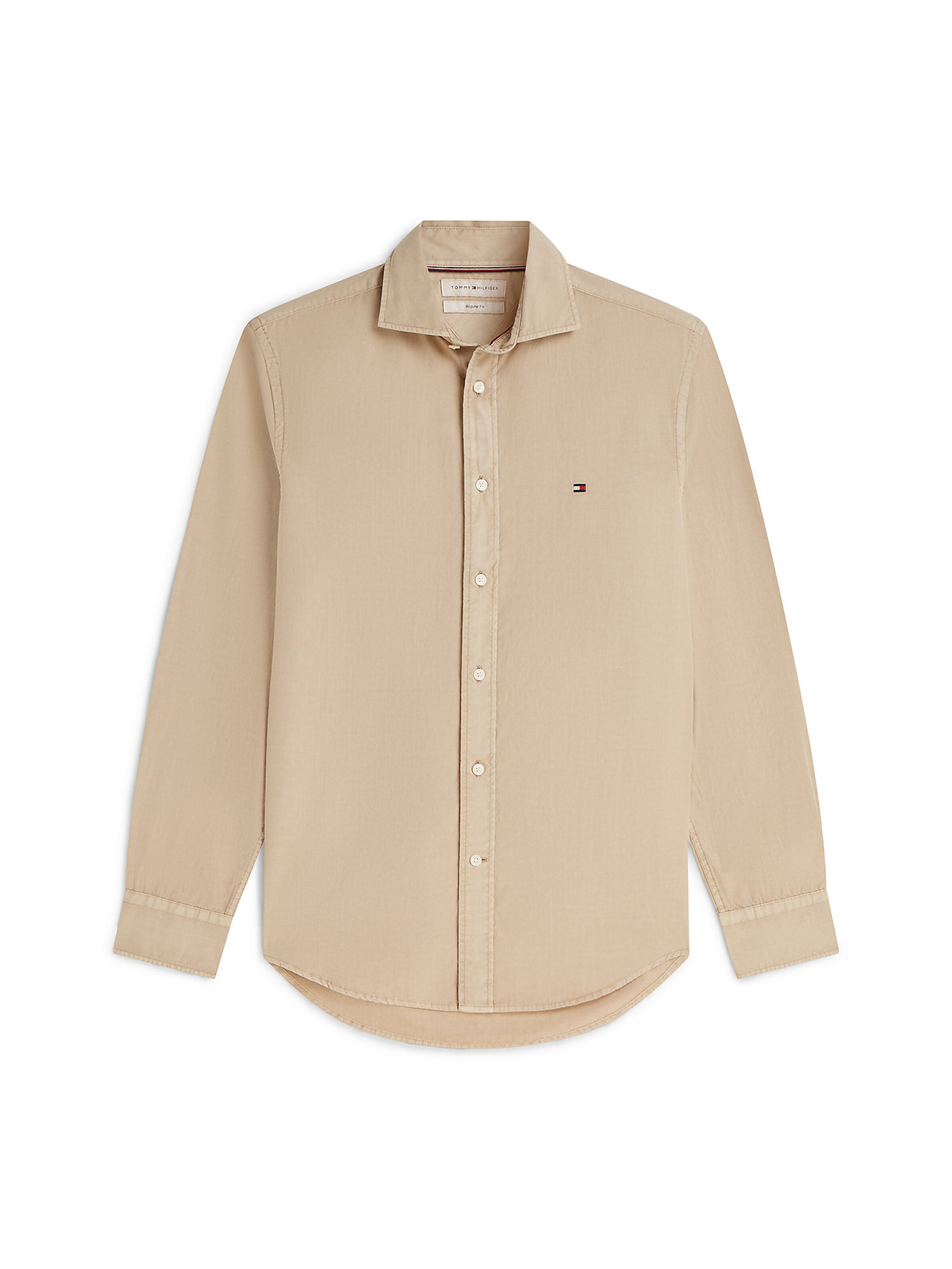 TOMMY HILFIGER Hemd in Beige: Vorderseite