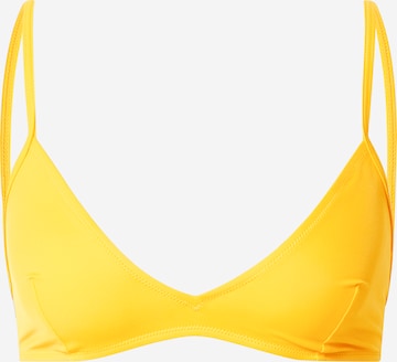 Samsøe Samsøe Triangle Bikini top 'Malou' in Yellow: front