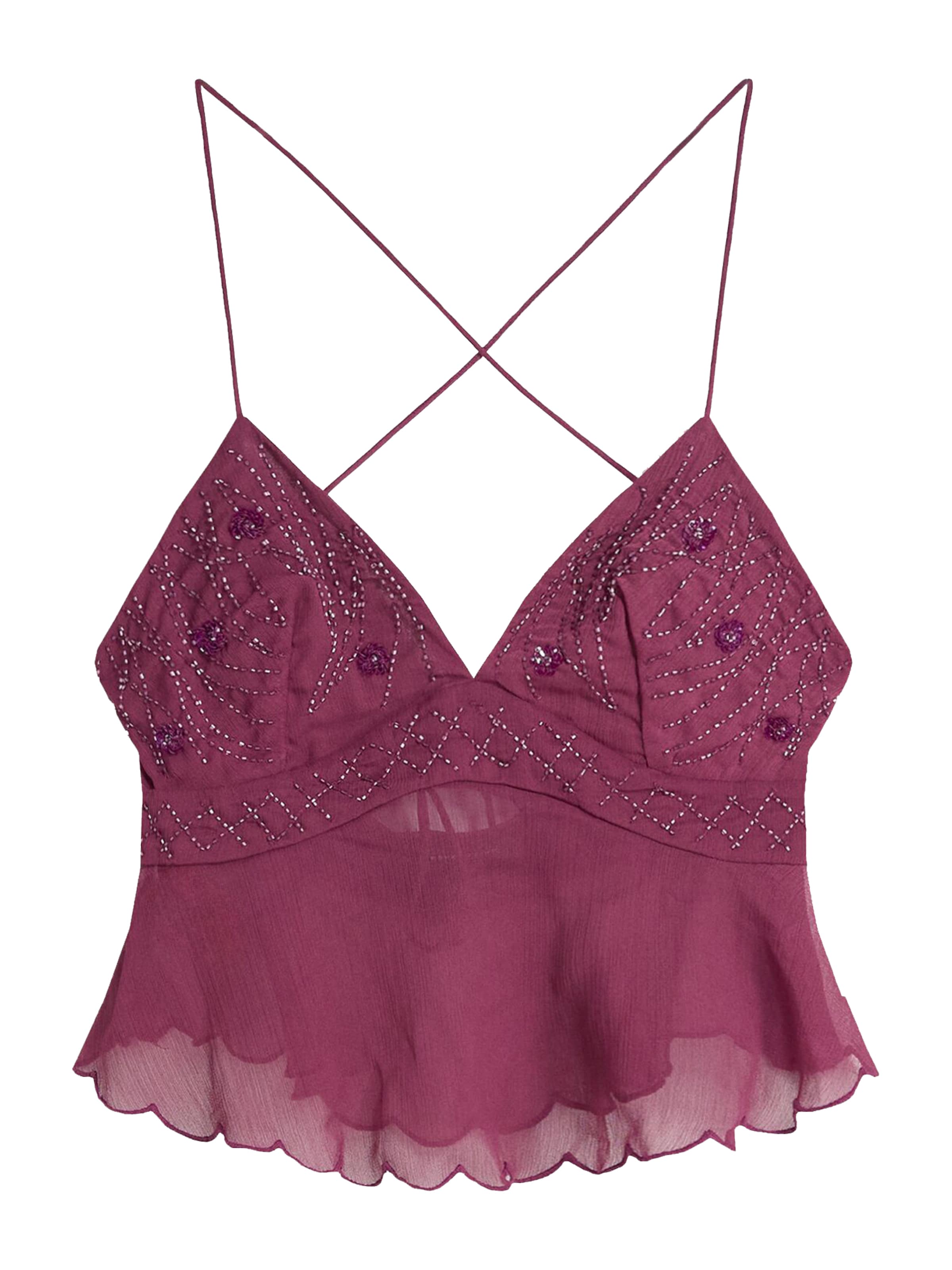 Bershka Topp i röd: framsida