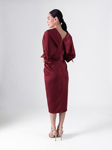 Robe de soirée 'MS' acob a porter en rouge