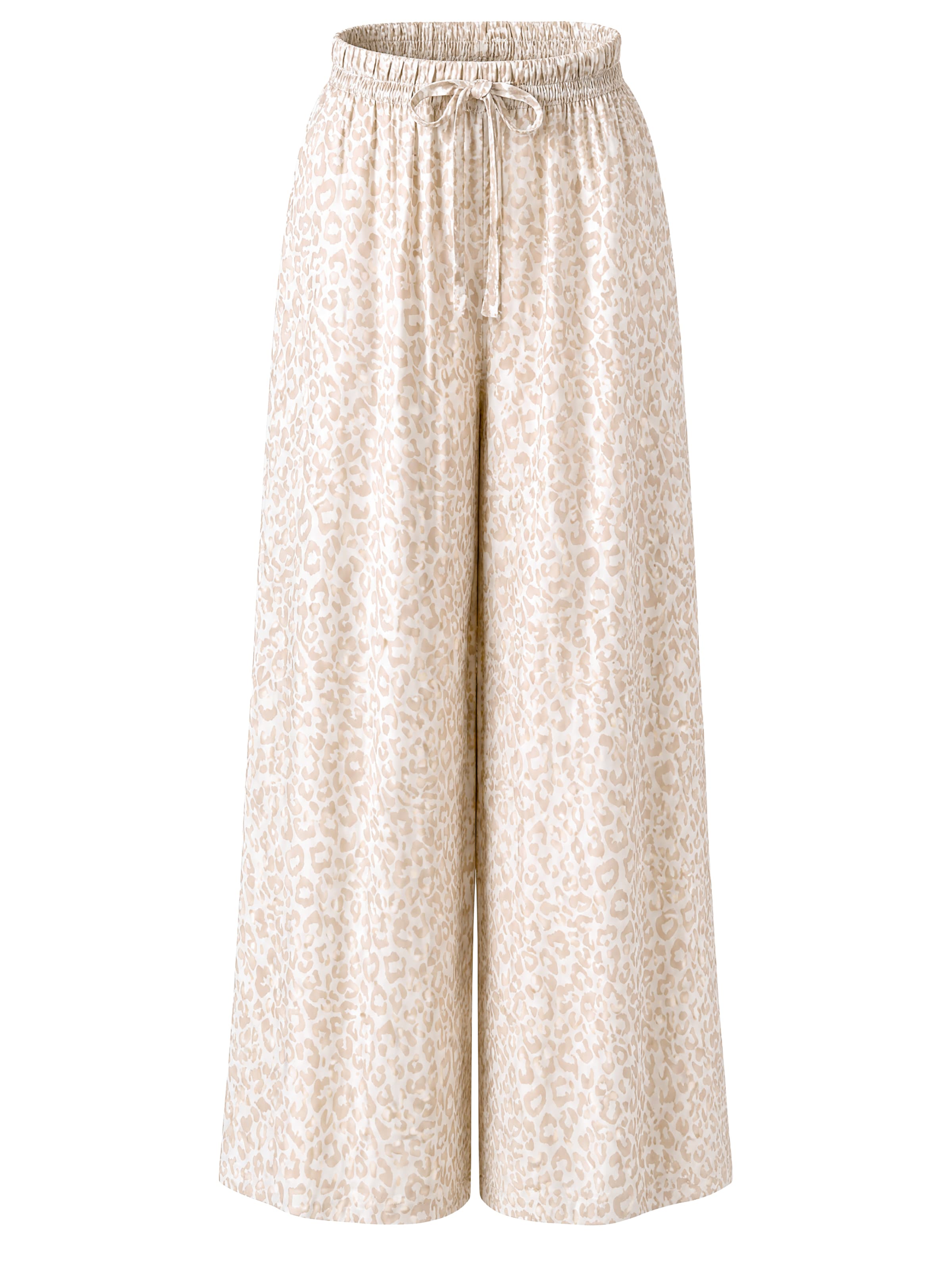 Pantalon 'Penelope' Seasons of April en beige : devant