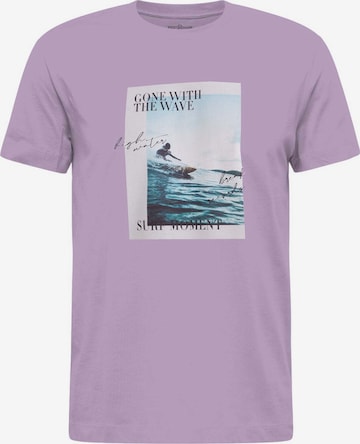 WESTMARK LONDON Shirt 'Collage Wave ' in Purple: front