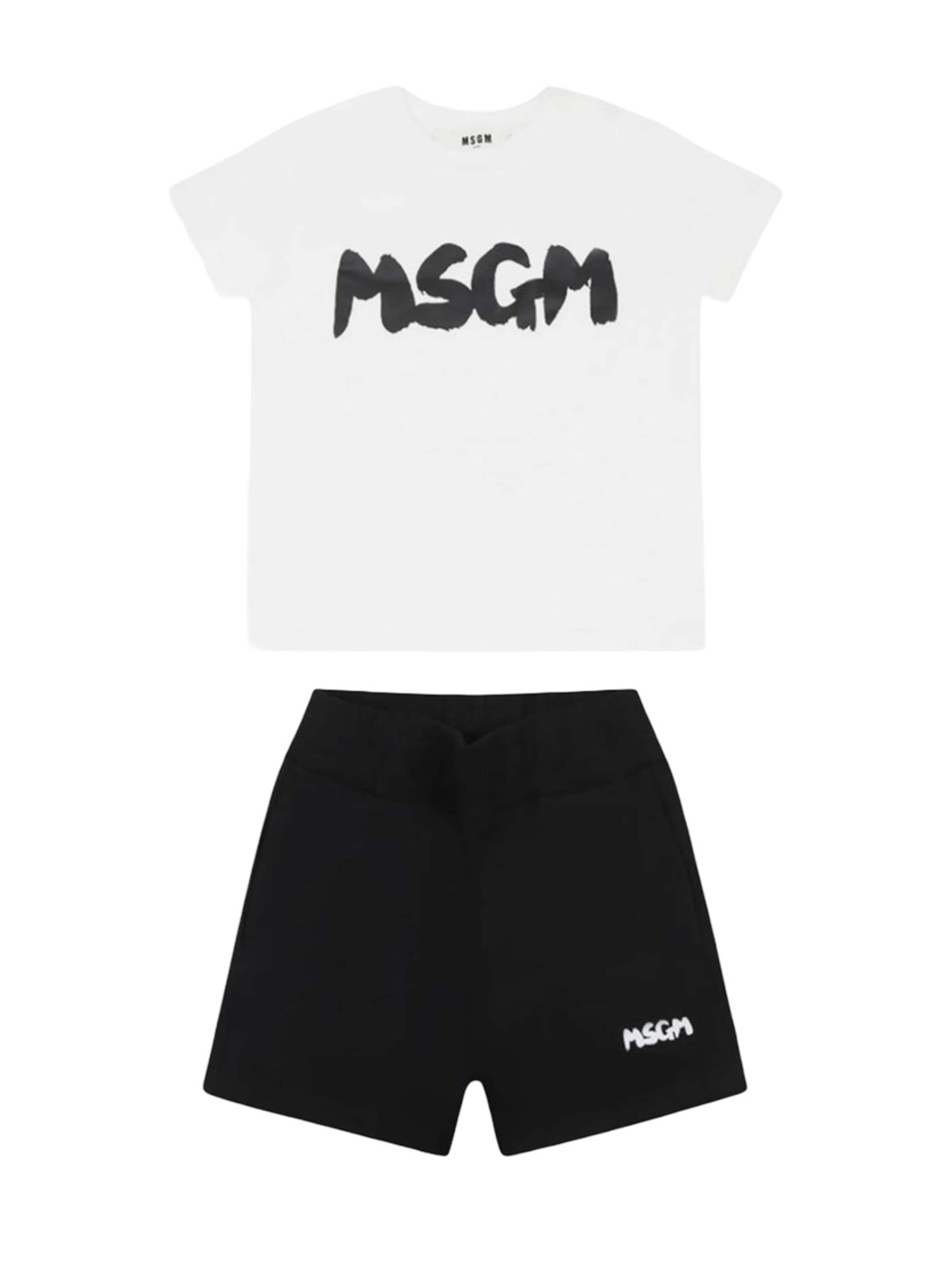 Set di MSGM in bianco: frontale