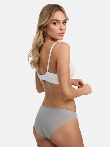 Tazzio Slip 'Tazzio Damen Slip 3er-Pack F941' in Grau