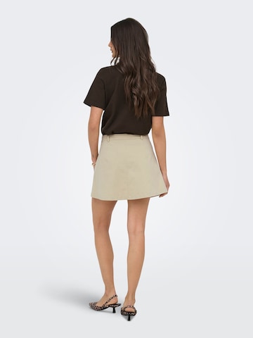 ONLY Skirt 'ONLStella' in Beige