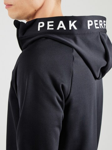 PEAK PERFORMANCE Funktionsfleecejacke in Schwarz