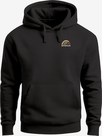 Neverless Sweatshirt 'Write your Stories' in Schwarz: Vorderseite
