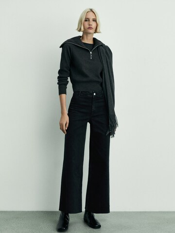 MANGO Regular Jeans 'CATHERIN' in Black