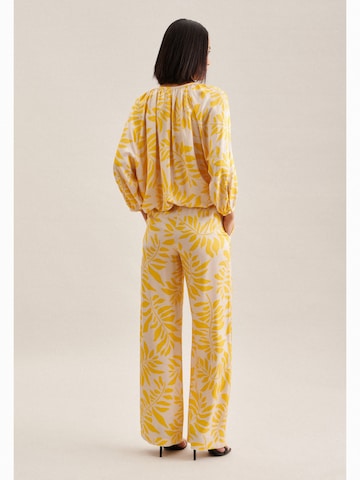 SEIDENSTICKER Wide leg Pants 'Schwarze Rose' in Yellow