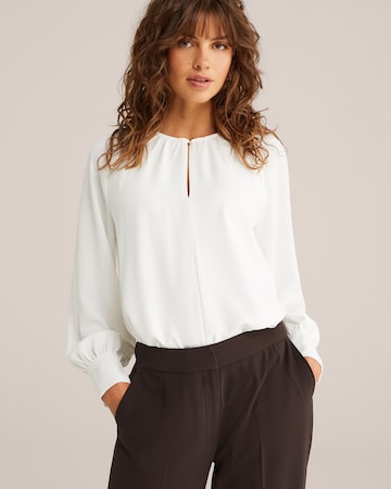 WE Fashion Blúz - fehér: elől