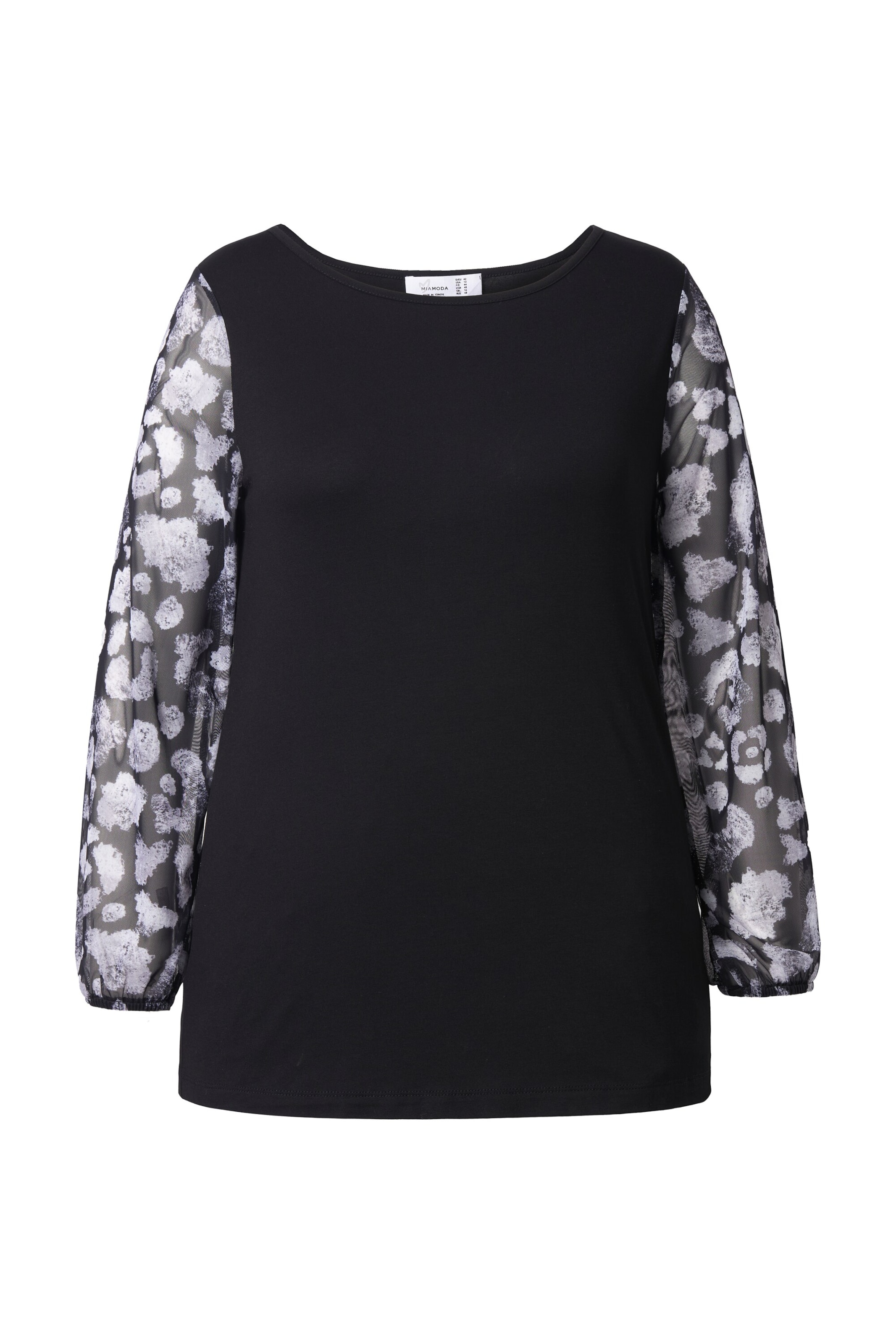 MIAMODA Shirt in Schwarz: Vorderseite