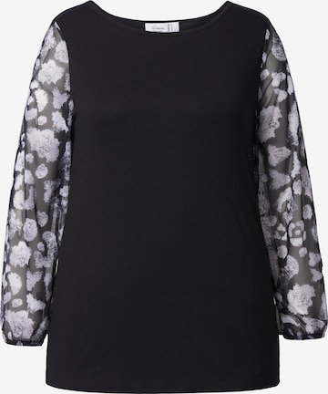 MIAMODA Shirt in Zwart: voorkant