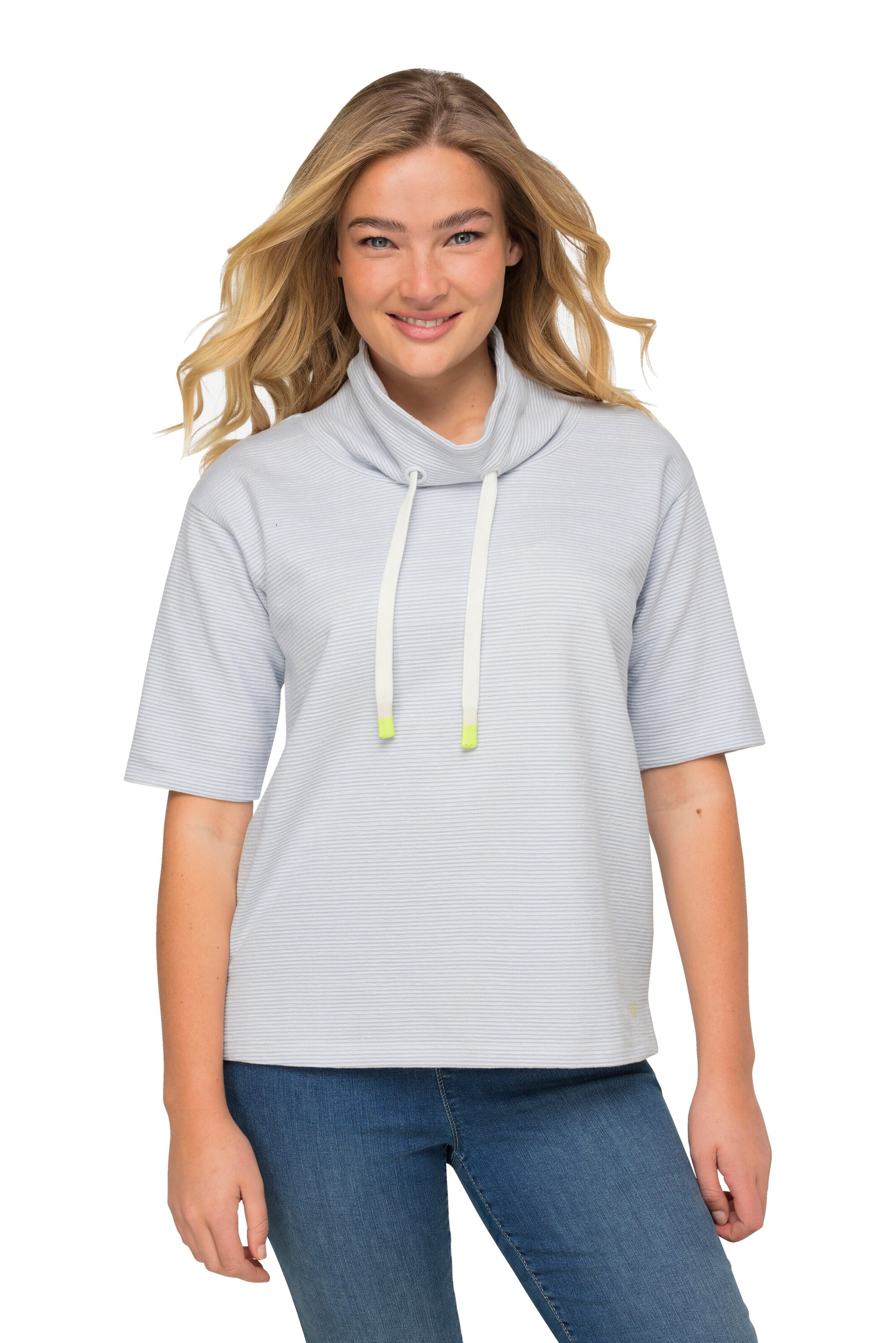 LAURASØN Sweatshirt in Blue: front