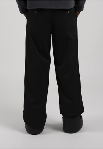 Wide Leg Pantalon à pince 'Powder' Prohibited en noir