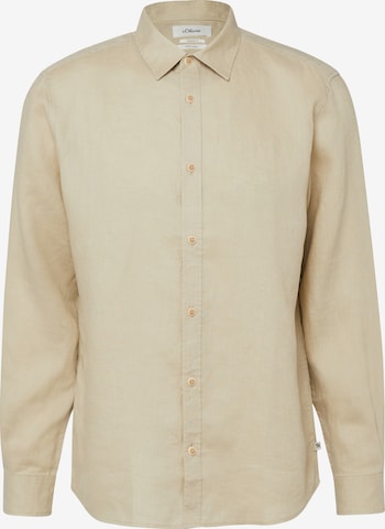 Chemise s.Oliver en beige : devant