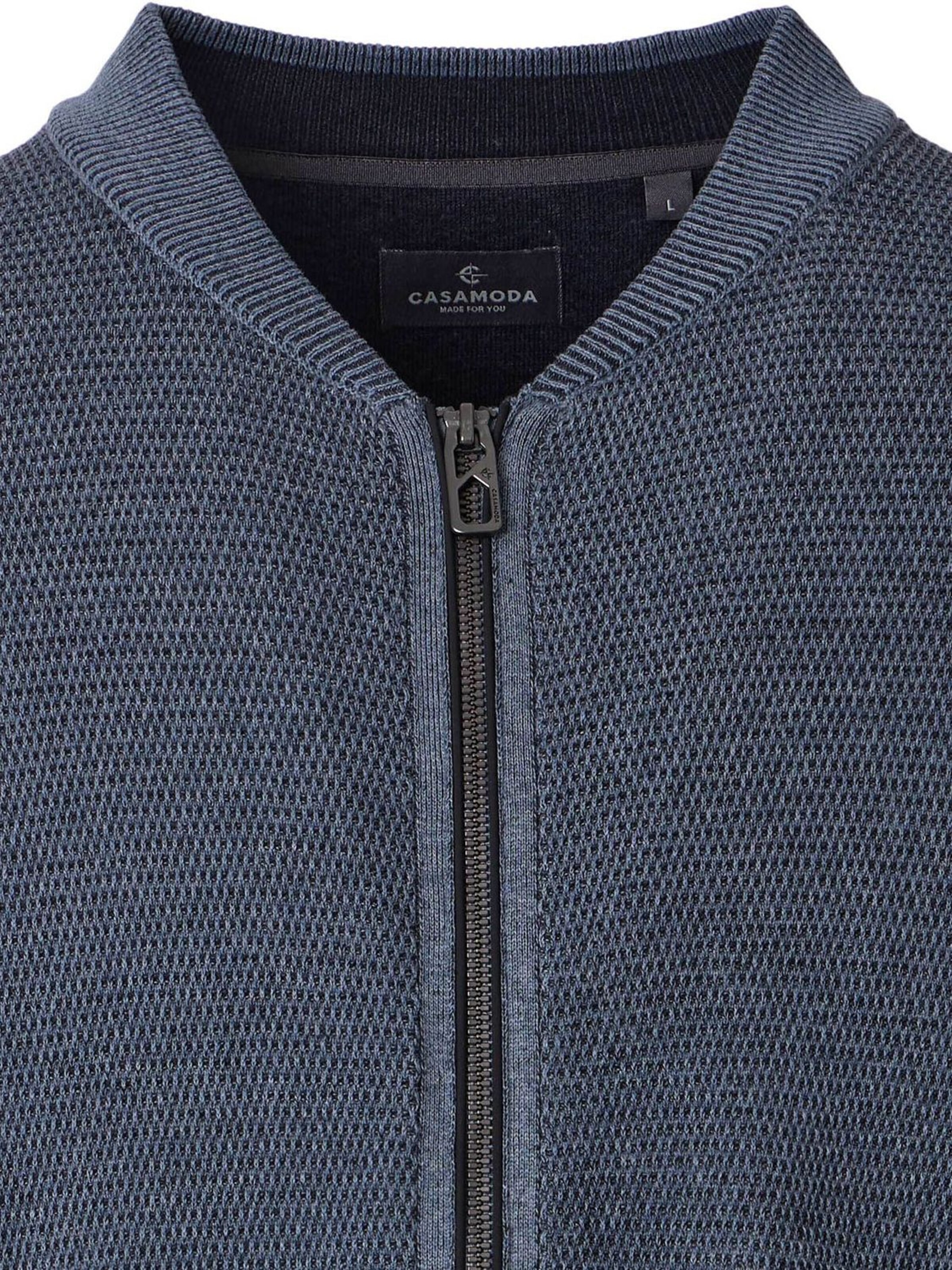 CASA MODA Knit cardigan in Blue