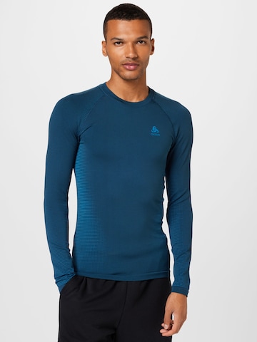 Base Layer ODLO en bleu : devant