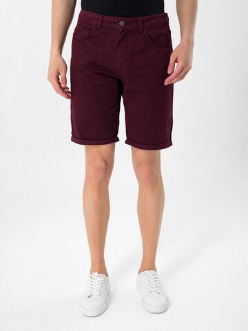 regular Pantaloni di Daniel Hills in rosso: frontale