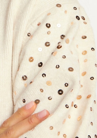 faina Knit cardigan in Beige