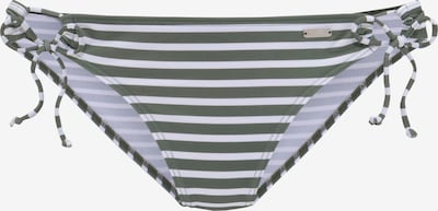 Slip costum de baie VENICE BEACH pe verde / alb, Vizualizare produs