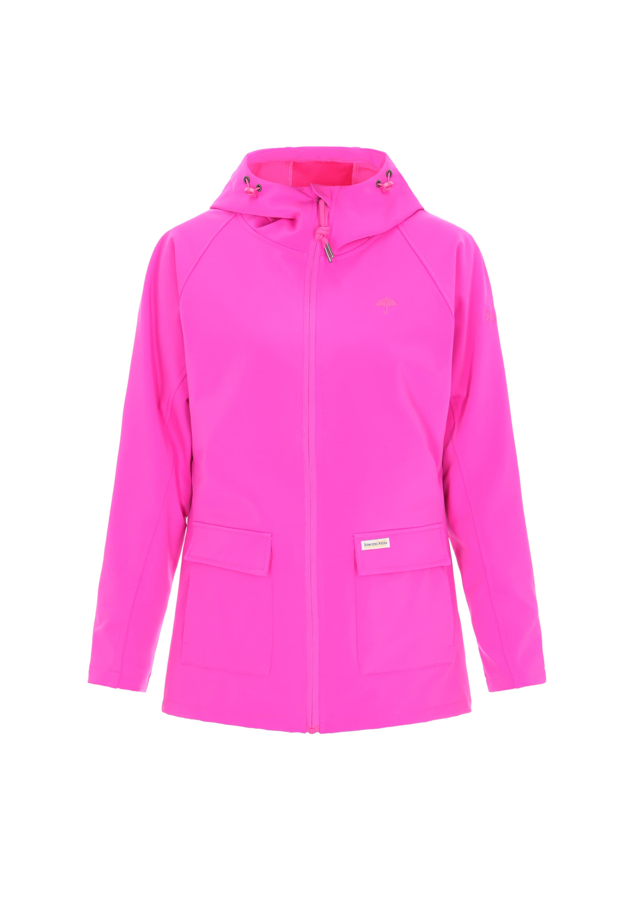 Schmuddelwedda Functionele jas in Roze: voorkant