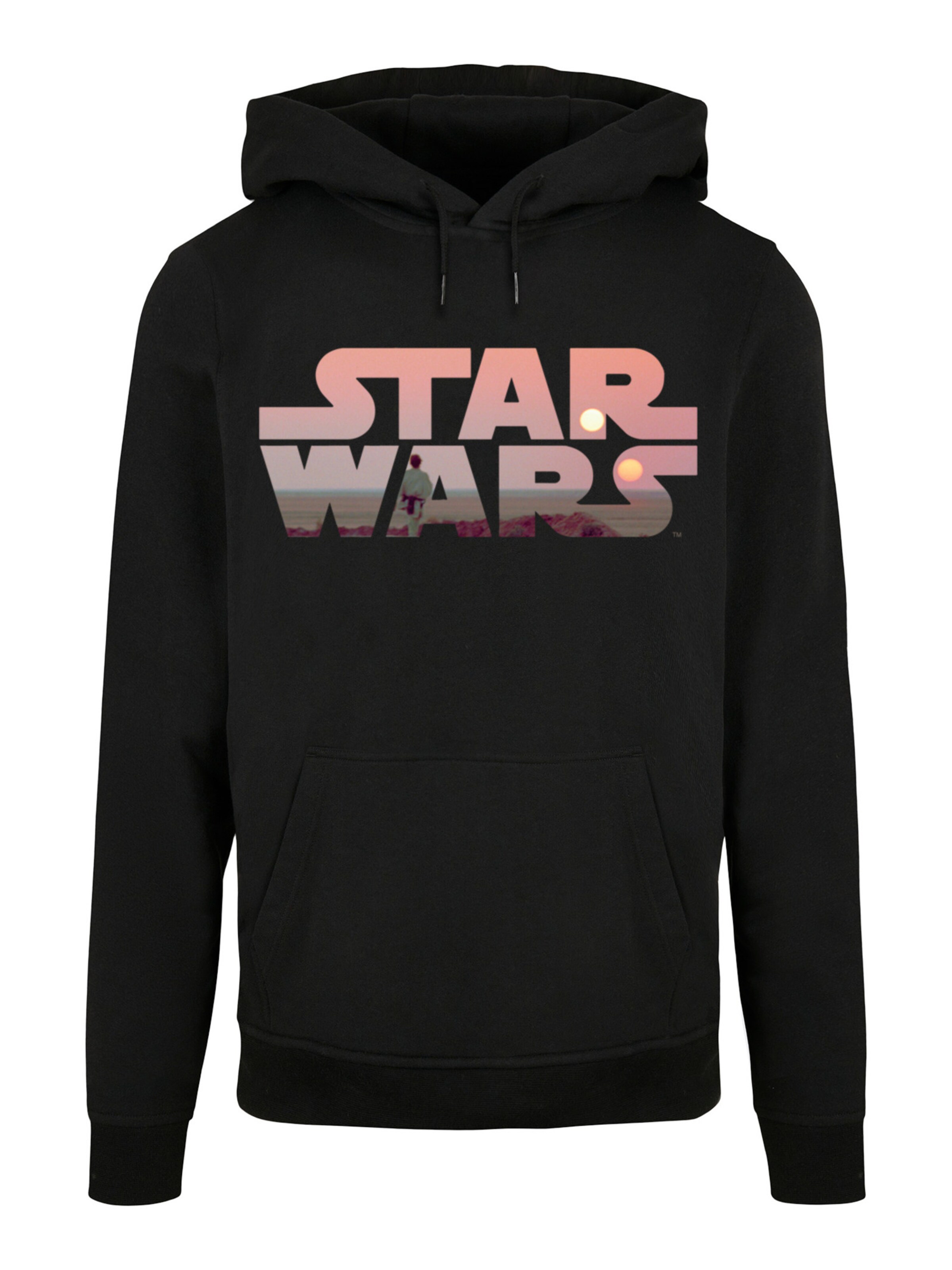 F4NT4STIC Sweatshirt 'Star Wars Tatooine' in Schwarz: Vorderseite