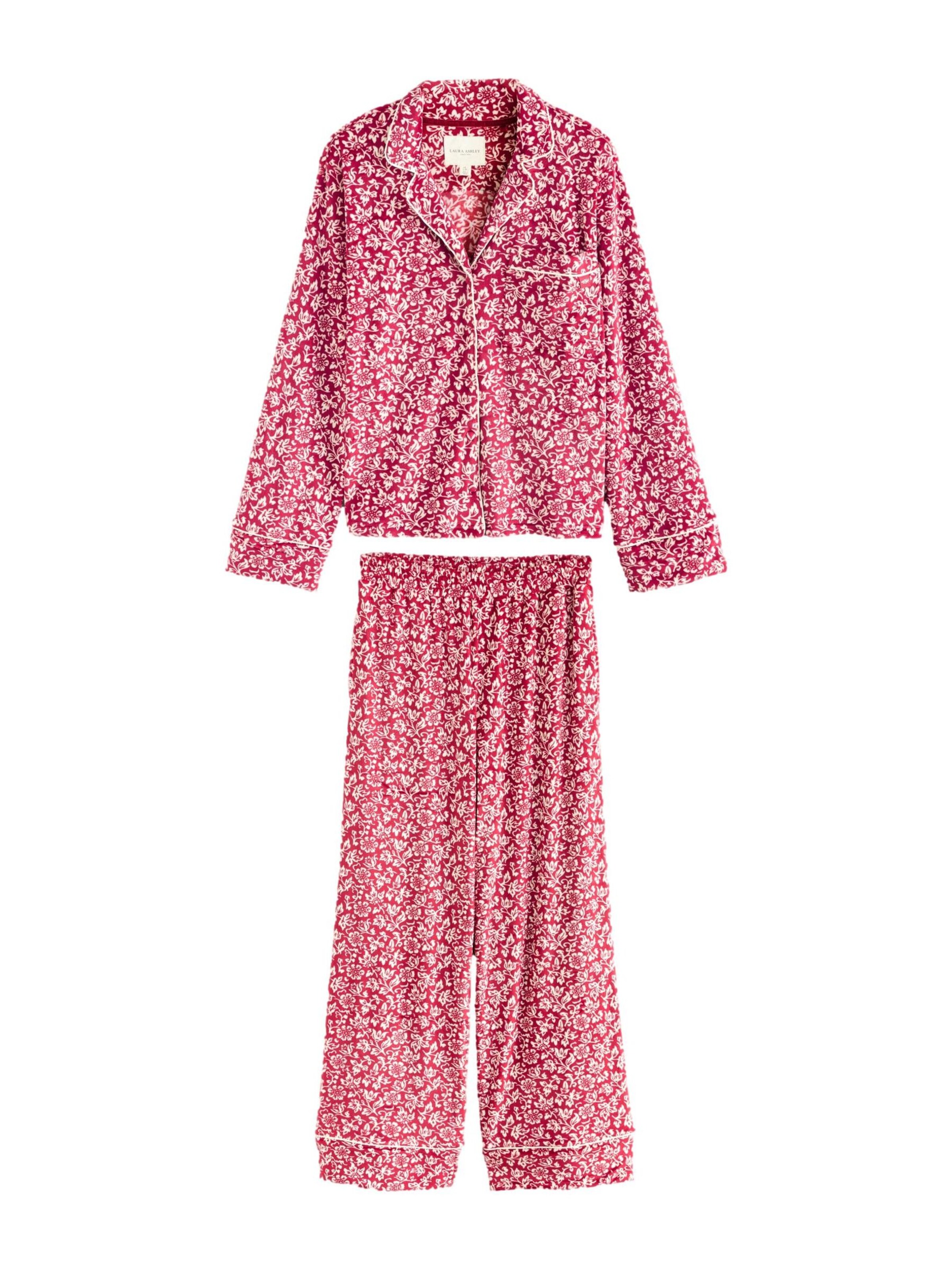 Pyjama LAURA ASHLEY en rouge : devant
