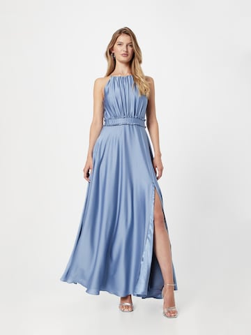 Robe SWING en bleu : devant