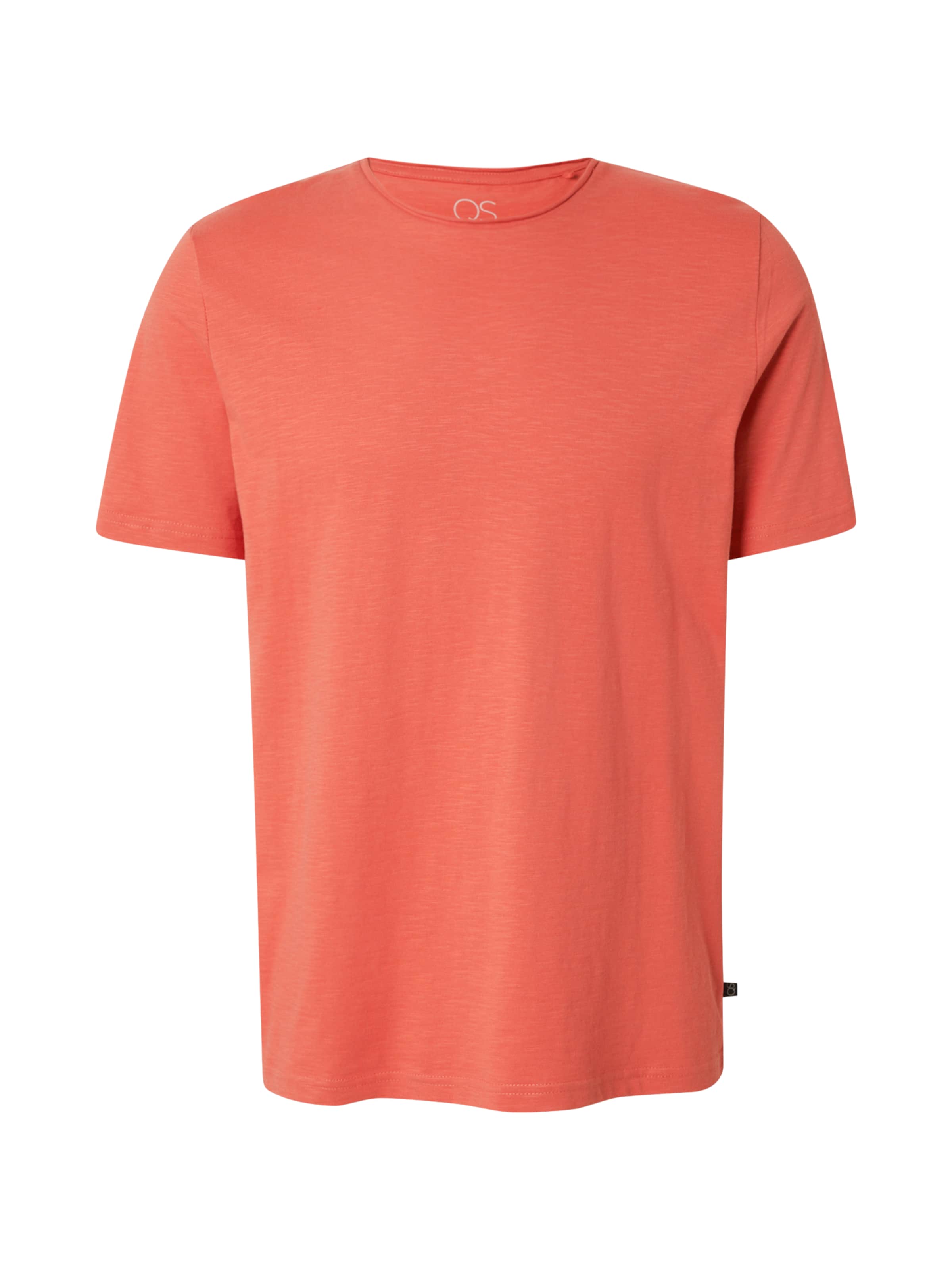 T-Shirt QS en orange : devant
