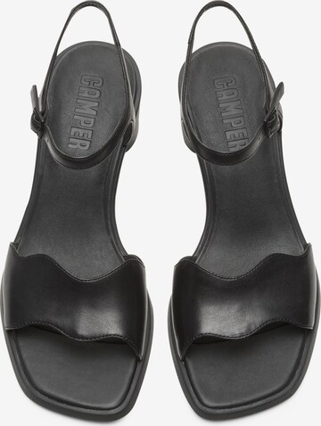 CAMPER Strap Sandals in Black