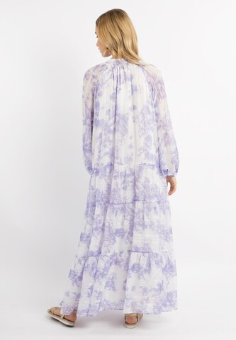 Robe-chemise IZIA en violet